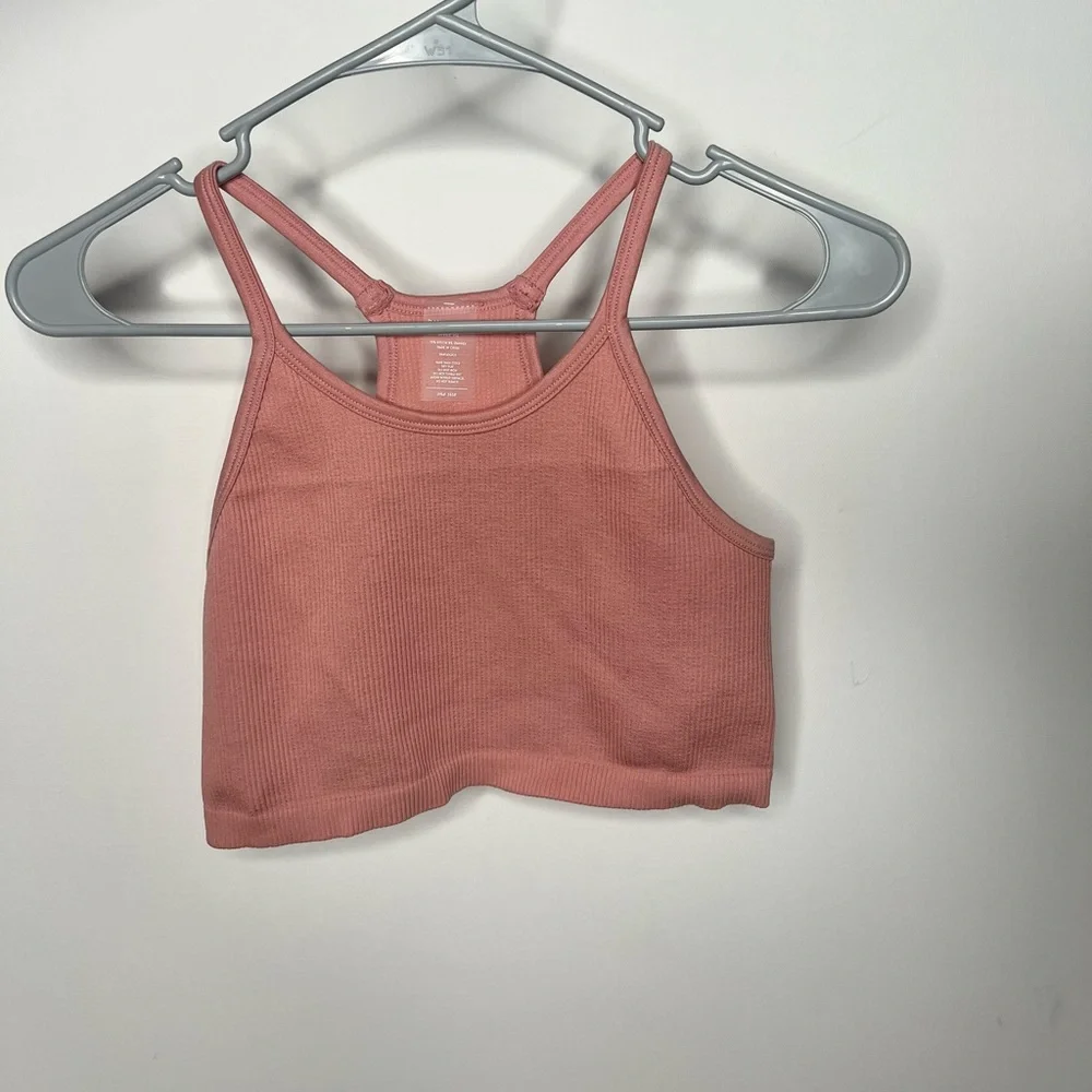 Thick Rib Racerback Crop cami - Picture 1 of 2